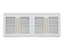 Vilo Home Elevange 70" White TV Stand