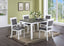 Vilo Home Coastal Crete 5 Piece Dining Set