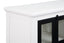 Vilo Home Sarasota 70" Solid Wood 2 Tone White/Black Farmhouse TV Stand with Distressed Design
