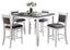 Vilo Home Coastal Crete 5 Piece Pub Height Dining Set