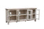 Vilo Home Sarasota 70" Solid Wood White TV Stand with Distressed Design