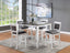 Vilo Home Coastal Crete 5 Piece Pub Height Dining Set