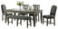 Vilo Home Industrial Charms Gray 6 Piece Dining Set