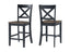 Vilo Home Carmel 5-pack Pub Set 2 Tone Dark Brown Color