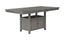 Vilo Home Tuscan Hills 78" Storage Gray Counter Height Table