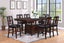 Vilo Home Tuscan Hills 7pc Piece Brown Pub Storage Dining Set