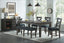 Vilo Home Industrial Charms Black 6 Piece Dining Set