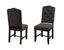 Vilo Home Industrial Charms Black Tufted Parson Chairs (Set of 2)