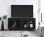 Vilo Home Tribeca 65" Black Shagreen Style TV Stand