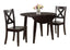 Vilo Home Dorothy 3pc Drop Leaf Round Dining Set