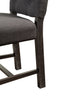 Vilo Home Industrial Charms Black Tufted Parson Chairs (Set of 2)