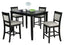 Vilo Home Jazzy Bells 5 Piece Pub Height Dining Set