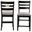 Vilo Home Palermo Black Pub Chairs (Set of 2)