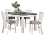 Vilo Home Saratoga 5 Piece Counter Height Farmhouse Dining Set