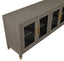 Vilo Home Tribeca 65" Gray Shagreen Style TV Stand