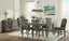 Vilo Home Industrial Charms Gray 7 Piece Dining Set Mix